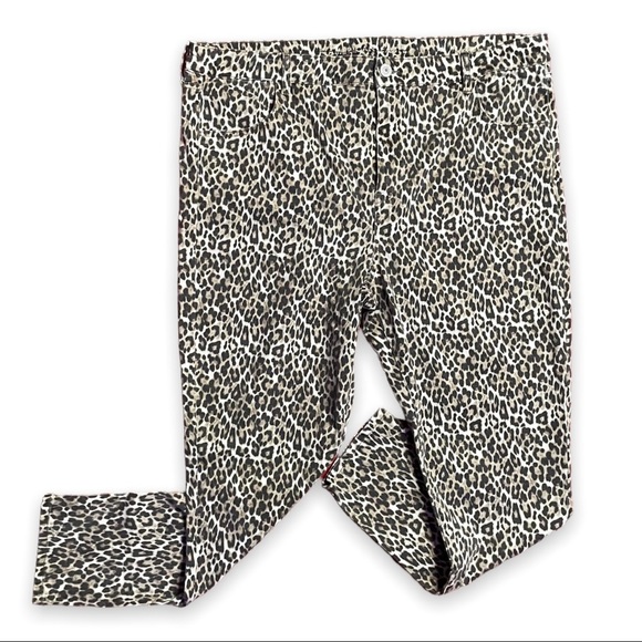 American Eagle Jegging Plus Size Next Level Stretch Leopard Denim Womens 24 - Picture 7 of 7